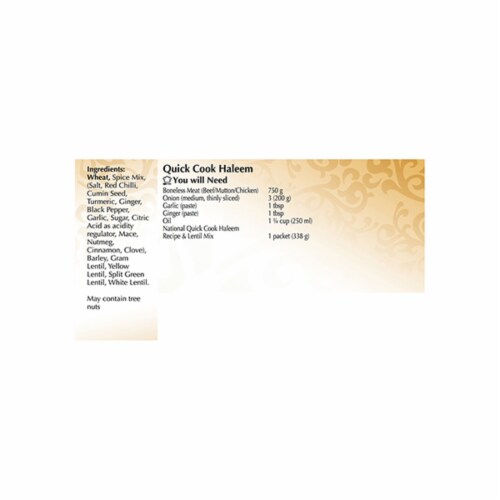 National® Quick Cook Haleem Recipe Mix Perspective: left