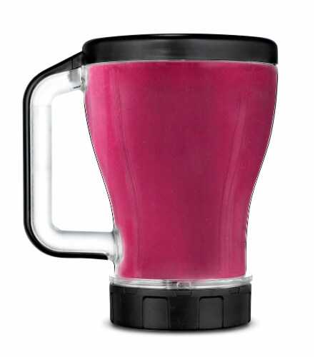 Ninja® Multi-Serve Tritan Nutri Ninja Cup - Clear/Black Perspective: left