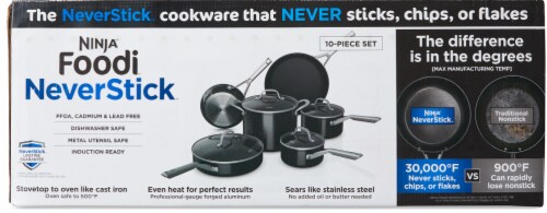 Ninja Foodi NeverStick Premium 6-Piece Saucepan Set, Gray