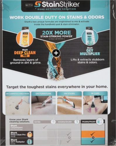 Shark® StainStriker™ Portable Carpet Cleaner Perspective: left
