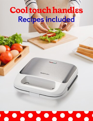 3 in 1 Indoor Grill Sandwich Panini Press Waffle Maker Plus EA Mariano s