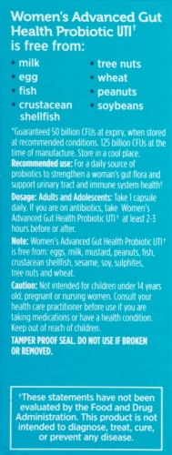 Genuine Health  Women's Advanced Gut Health Probiotic Daily UTI Perspective: left