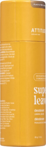 Attitude Natural Care Super Leaves™ Lemon Leaves Deodorant Perspective: left