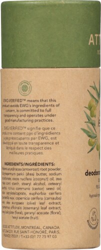 Attitude Super Leaves Olive Leaves Deodorant Perspective: left