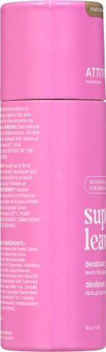 Attitude Super Leaves White Tea Leaves Deodorant Perspective: left
