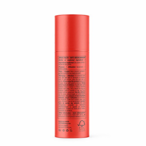 Attitude Natural Care Unscented Mineral Sunscreen Face Stick SPF 30 Perspective: left