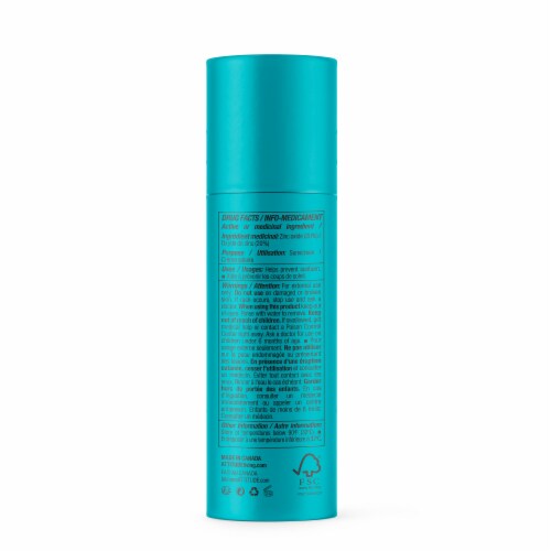 Attitude Natural Care Unscented Kids Mineral Sunscreen Face Stick SPF 30 Perspective: left