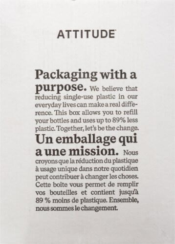 Attitude Laundry Unscented Detergent Perspective: left