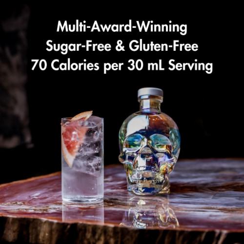 Crystal Head Aurora Vodka Perspective: left