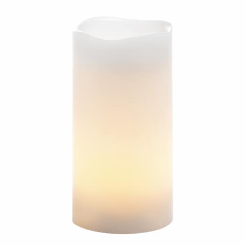 Sterno Home Essentials LED Wax Candle - White Perspective: left