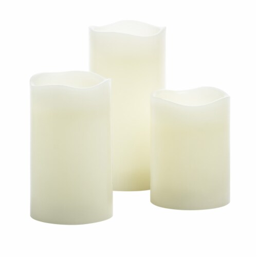 Sterno Home Flameless Pillar Candles - Ivory Perspective: left