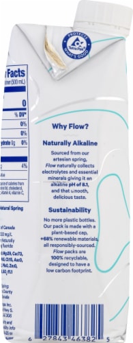 Flow™ Alkaline Spring Water Perspective: left