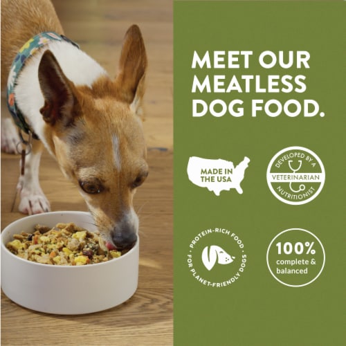 Freshpet Spring & Sprout Plant-Based Protein & Cage-Free Egg Recipe Dog Food 1.2 lb Perspective: left
