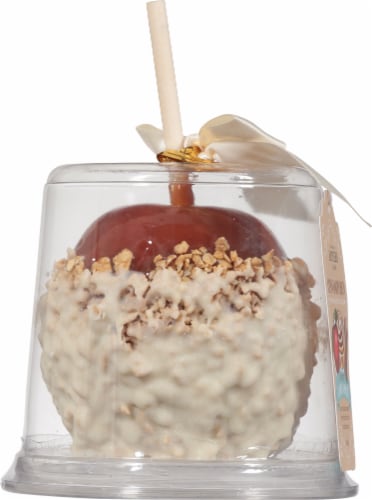 Moyers Farm Cinnamon Bun Gourmet Chocolate Caramel Apple Perspective: left