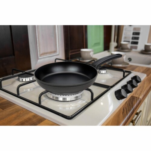 Fry Pan And Skillet, Non-Stick Aluminium Cookware With Bakelite Handle, 9.5 (24Cm) Perspective: left