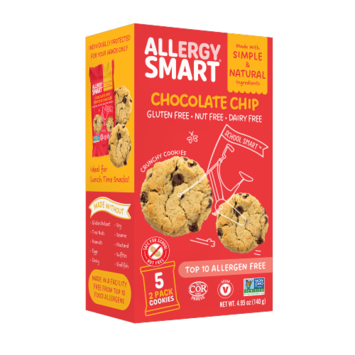 Allergy Smart® Chocolate Chip Cookies Perspective: left