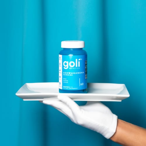 Goli® Nutrition Ashwagandha Mixed Berry Gummies Perspective: left