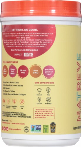 Natreve Whey Protein Powder Perspective: left