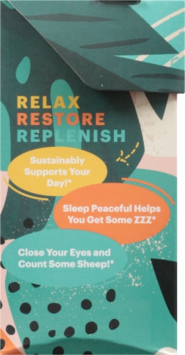 Natreve Honey Lemon Ginger Sleep Peaceful Dietary Supplement Stick Packs Perspective: left