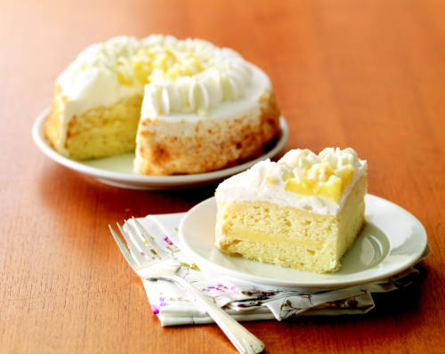 Charlotte's Lemon Curd 6-Inch Cake Perspective: left