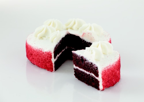 Red Velvet 6" Cake Perspective: left