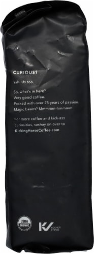 Kicking Horse® Coffee Organic Medium Roast Whole Bean Smart Ass Perspective: left