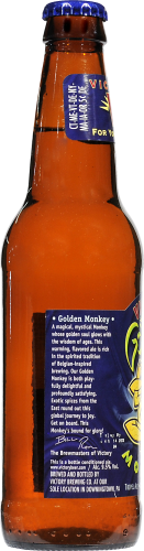 Victory Golden Monkey Ale Perspective: left