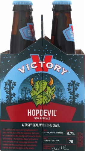 Victory Hop Devil IPA Beer Perspective: left