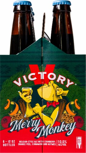 Victory® Merry Monkey Belgin-Style Ale Perspective: left