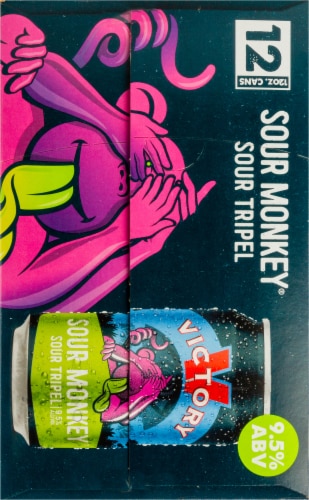 Victory® Brewing Company Sour Monkey® Sour Tripel Perspective: left