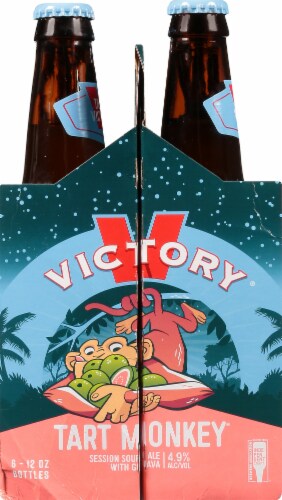 Victory Brewing Company Tart Monkey Session Sour Ale Perspective: left