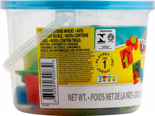 Play-Doh Mini Bucket Numbers Perspective: left