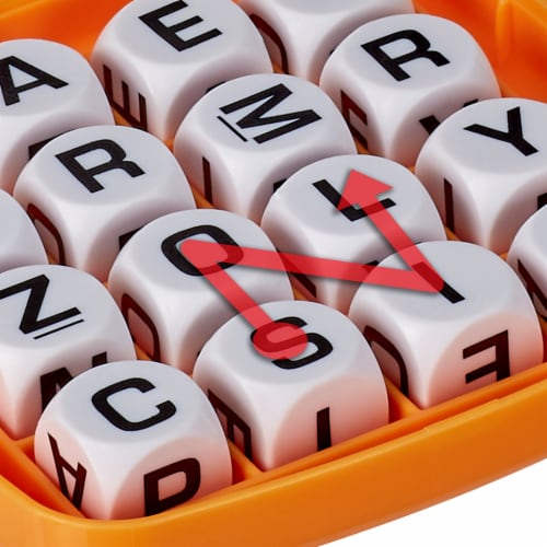 Hasbro Gaming® Boggle® Dice Game Perspective: left
