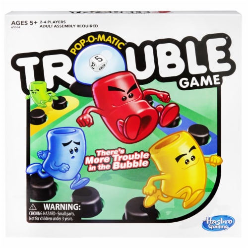 Hasbro® Pop-O-Matic® Trouble® Game Perspective: left