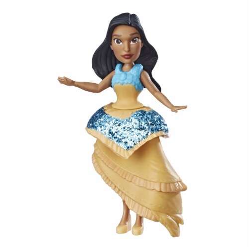 Hasbro Disney Princess Royal Clips Pocahontas Doll Perspective: left