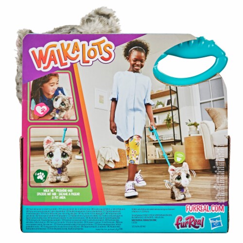 Hasbro Fur Real Walkalots Plush Cat Perspective: left