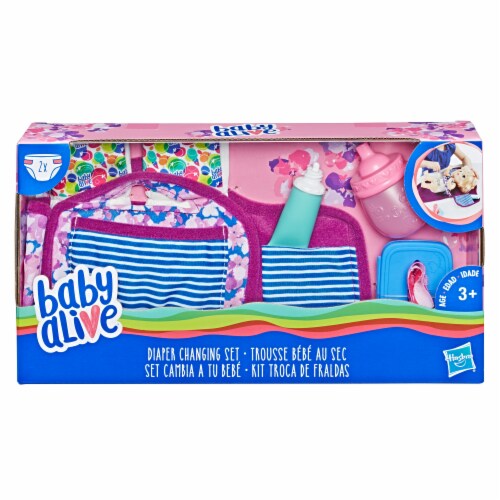Hasbro Baby Alive Diaper Bag Set Perspective: left