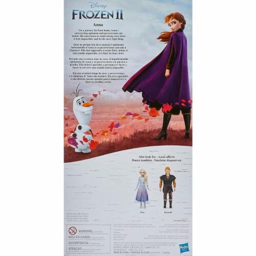 Disney Frozen 2 Anna Doll Long Red Hair 11 Hasbro Model E6710 Kids Toy Perspective: left