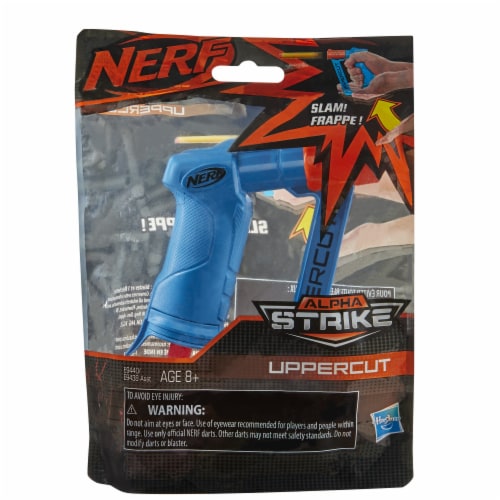Nerf Alpha Strike Uppercut Blaster - Blue Perspective: left