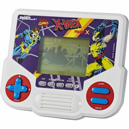Hasbro E9729 Tiger Electronics Marvel X-Men Project X Electronic LCD Video Game Perspective: left