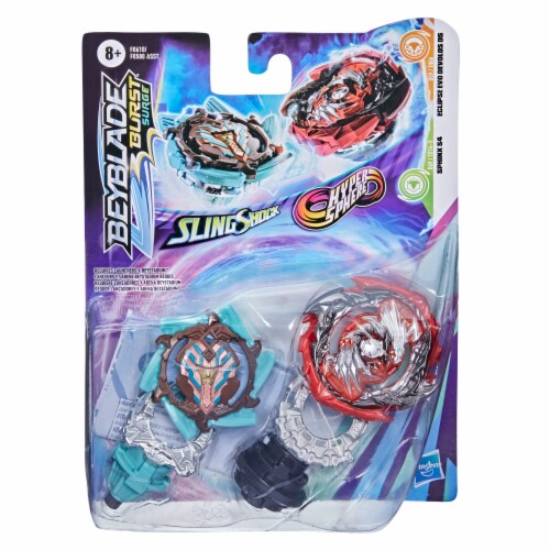 Hasbro Beyblade Burst Surge Slingshock Sphinx S4 and Hypersphere Eclipse  Evo Devolvos D5 Playset, 1 ct - Ralphs