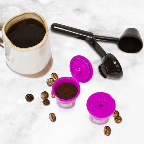 Perfect Pod Refillable Single Serve Cafe Fill and EZ-Scoop Value Pack Perspective: left