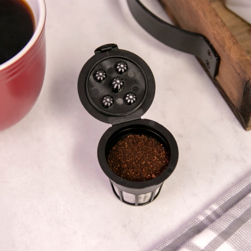 Cafe Supreme Reusable Coffee Filter For Keurig K Supreme, K Supreme Plus Coffee Maker Perspective: left