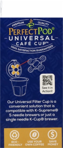 Perfect Pod® Universal Cafe Cup™ for Keurig® Brewers Perspective: left