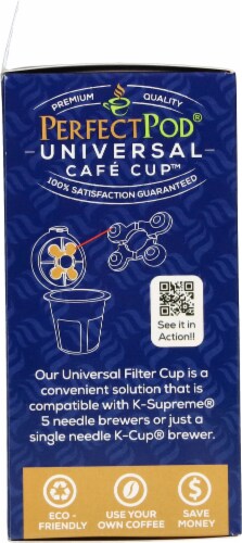 Perfect Pod® Universal Cafe Cup™ for Keurig® Brewers Perspective: left