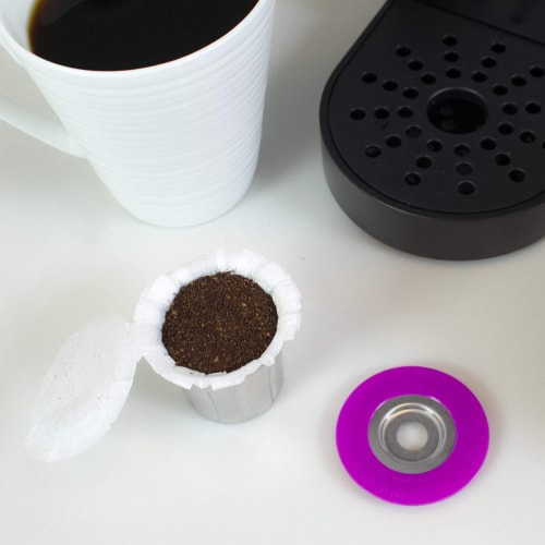 EZ Cup Stainless Steel Reusable K Cup Coffee Pod Bonus 25 Disposable Paper Filters 1 Foods Co