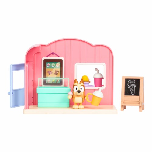 Bluey Ice Cream Shop Mini Playset Perspective: left