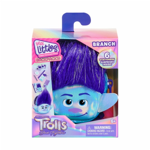 Girls Large Trolls Backpack with Lunch Bag 