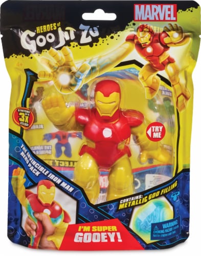Marvel Heroes Goo Jit Zu Spiderman Figure Perspective: left