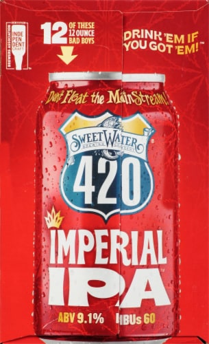 SweetWater Brewing Co.® 420 Imperial IPA Perspective: left